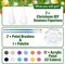 2 Pack Christmas Ready to Paint Your Own Gnome Statues, 4 Inches Mini Garden Blank Ceramics to Paint